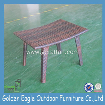 PE Rattan& Aluminum Outdoor Stool Set